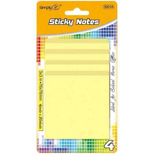 Sticky Notes Yellow 200ct