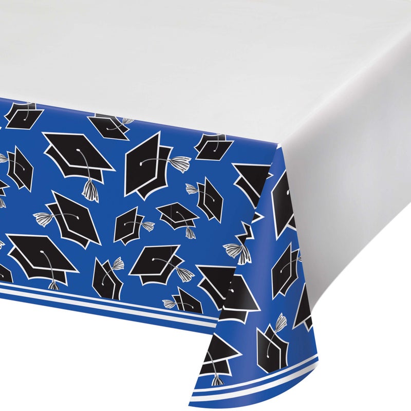 School Spirit Cobalt Table Cover 54in x 96in