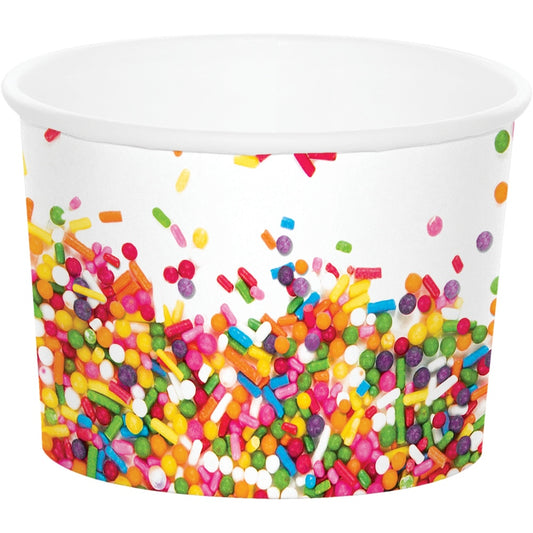 Confetti Sprinkles 9oz Treat Cups 6ct