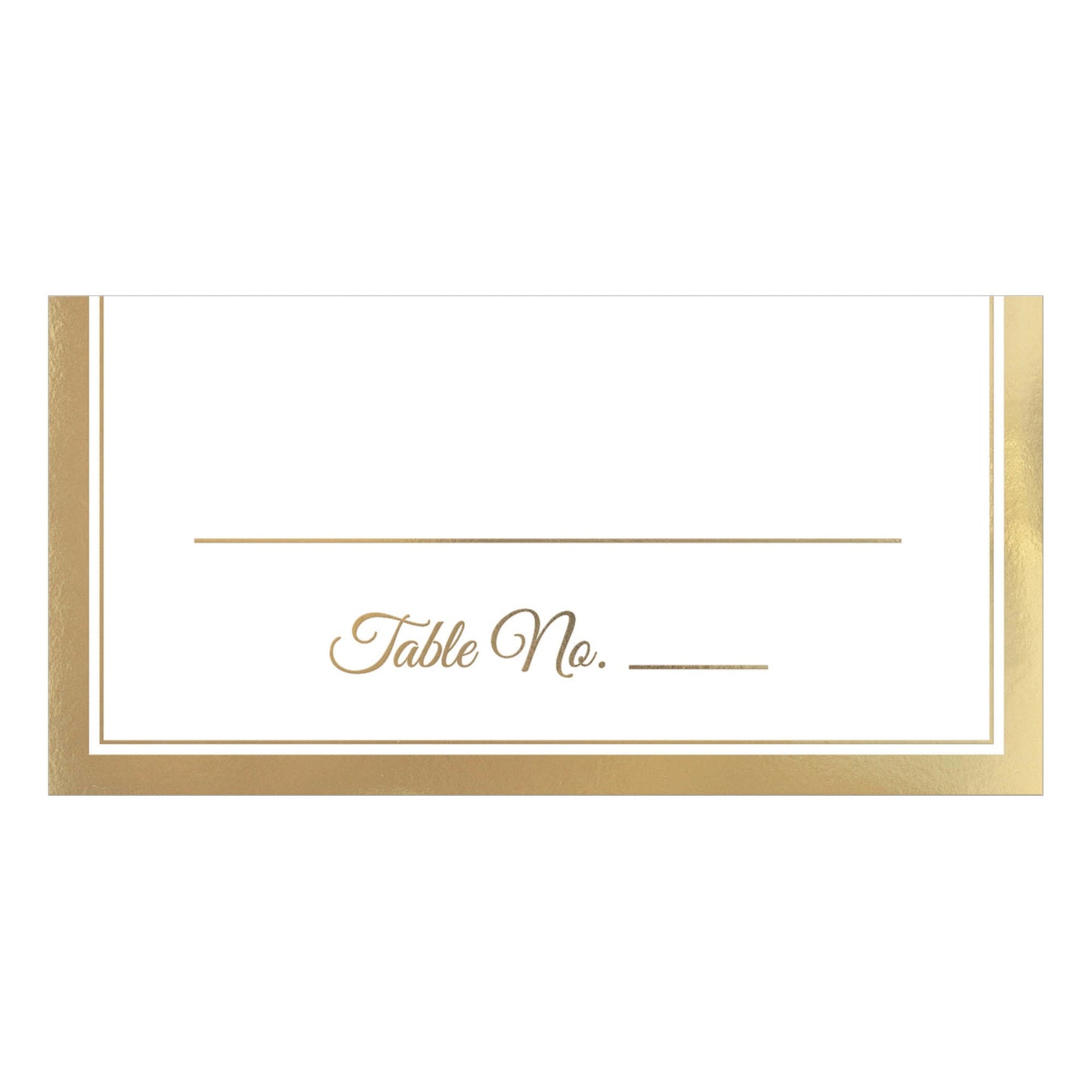 Place Cards with Gold Trim 50ct