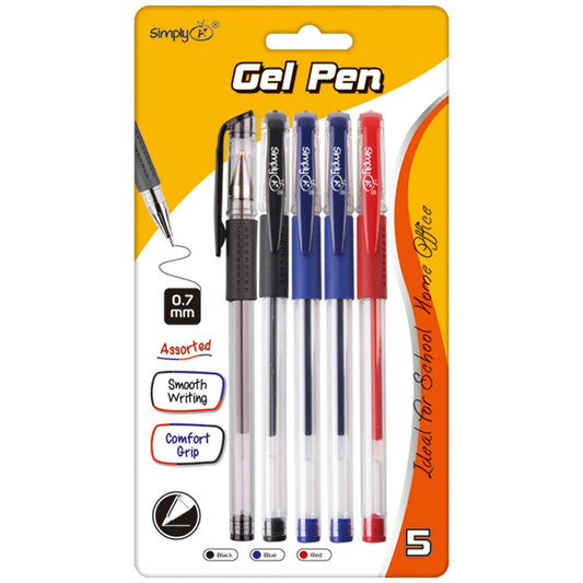 Gel Pens - Assorted 5ct