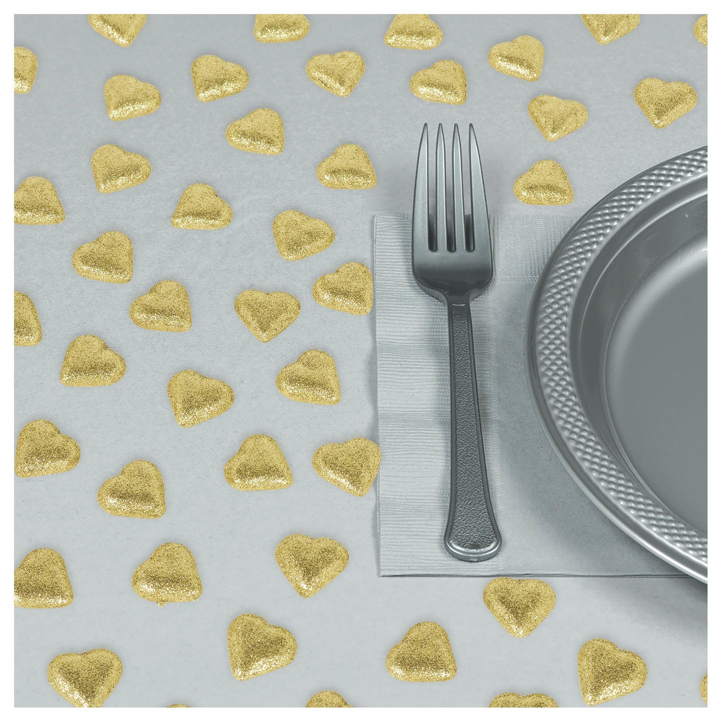 Gold Heart Table Scatters 40ct