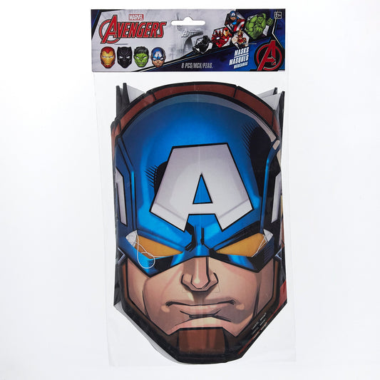 Marvel Avengers Powers Unite Paper Masks 8ct