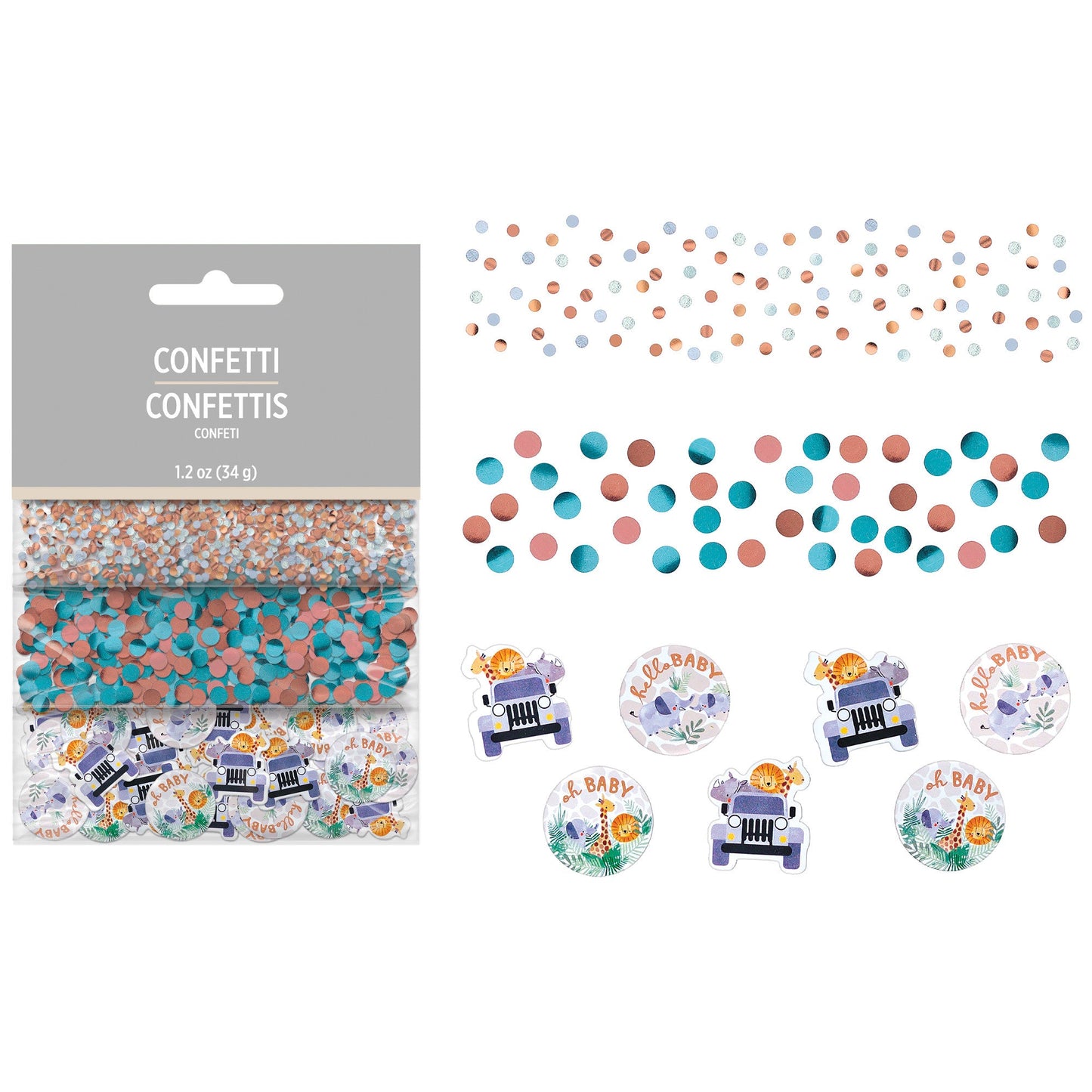 Soft Jungle Value Confetti Pack