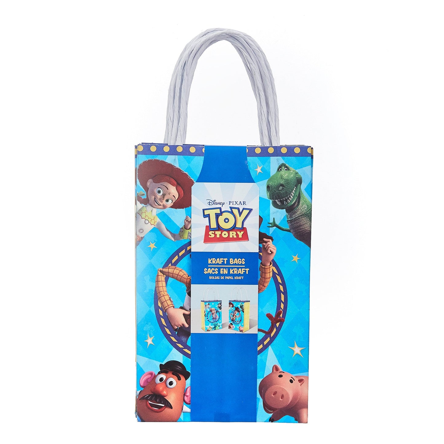 Disney Toy Story 4 Printed Paper Kraft Bags 8ct