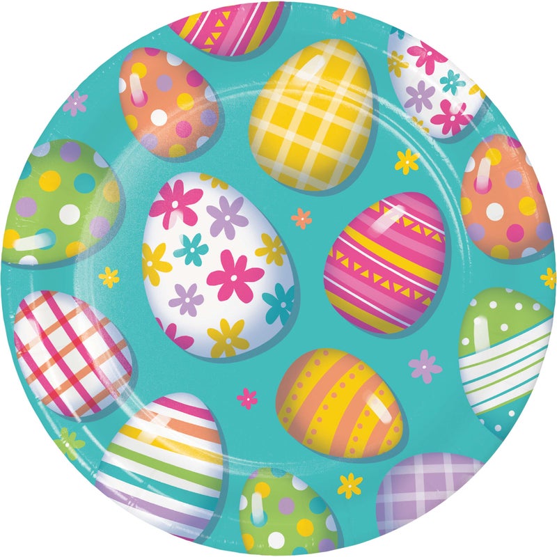 Happy Eggster 9in Plates 8ct