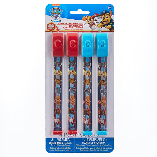 Paw Patrol Adventures Light Up Bracelets 4ct