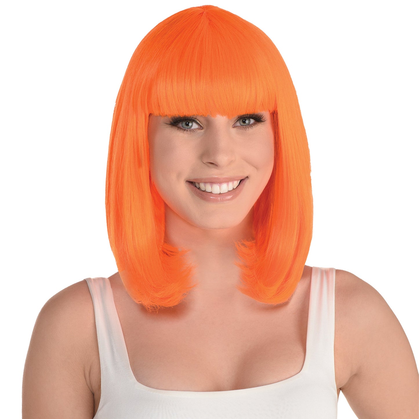 Orange Long Bob Wig