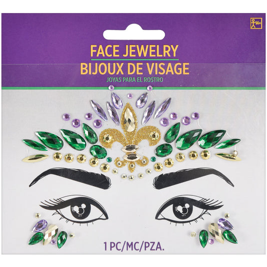 Mardi Gras Face Jewels