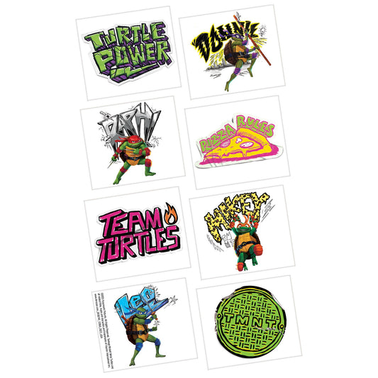 TMNT: Mutant Mayhem Tattoos 8ct