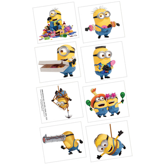 Despicable Me Tattoos 8ct