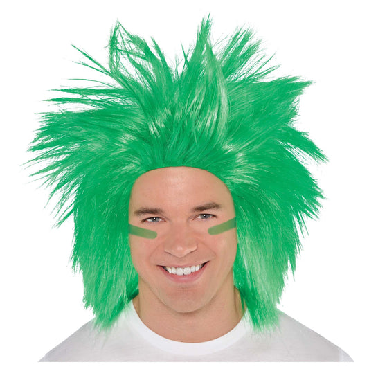 Green Crazy Wig