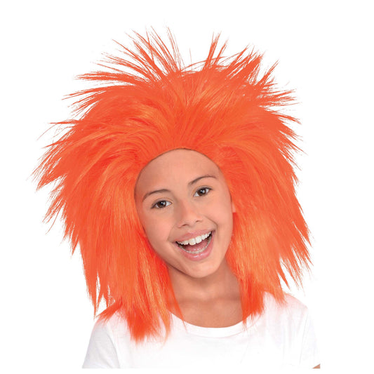 Orange Crazy Wig