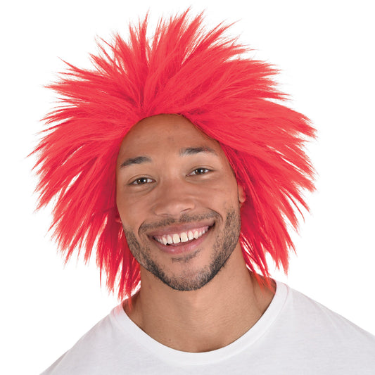 Red Crazy Wig