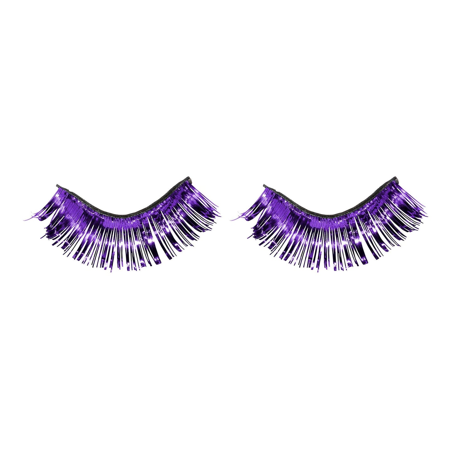 Purple Tinsel Eyelashes