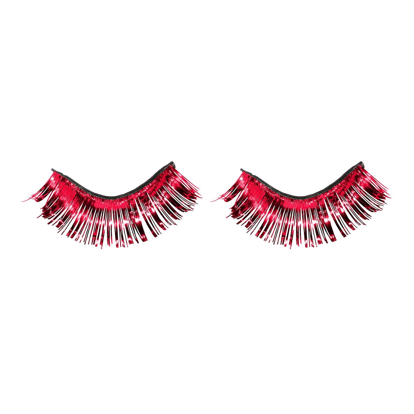 Red Tinsel Eyelashes