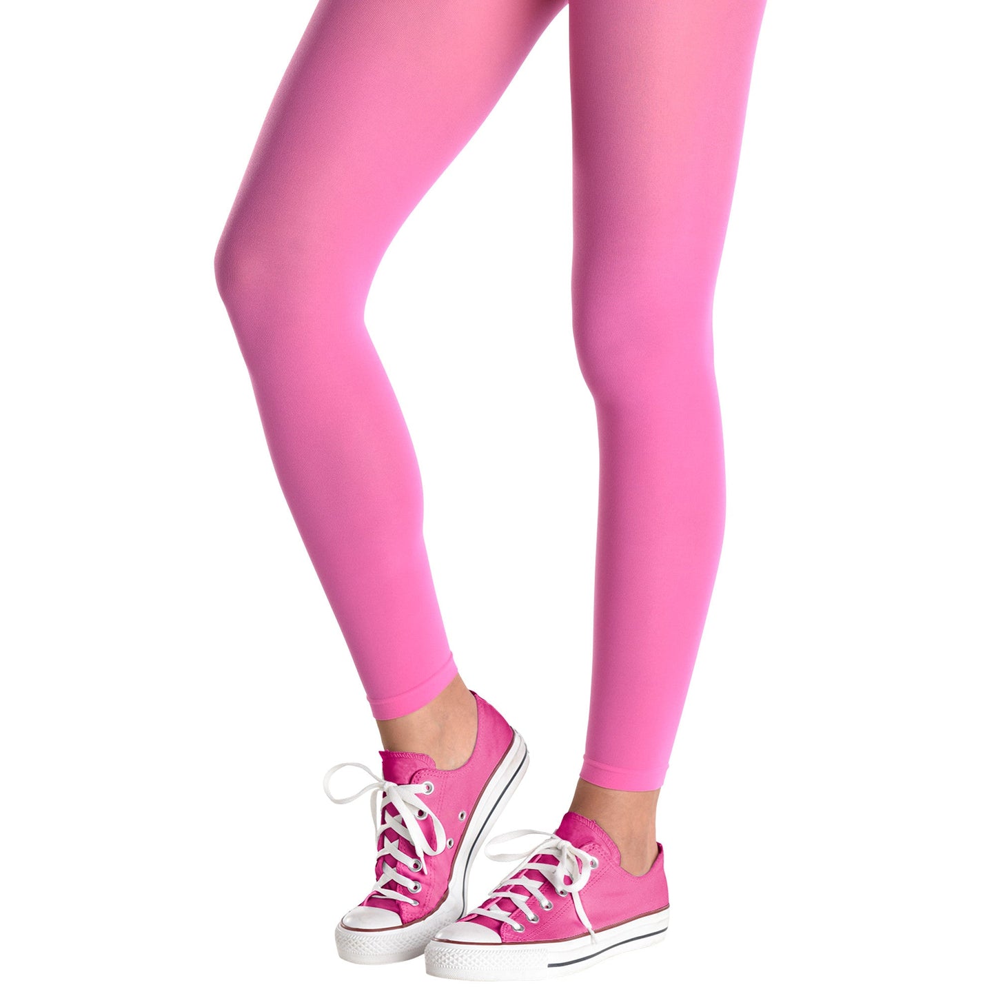 Pink Footless Tights - Adult