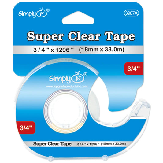 Super Clear Tape 3/4"x1296"