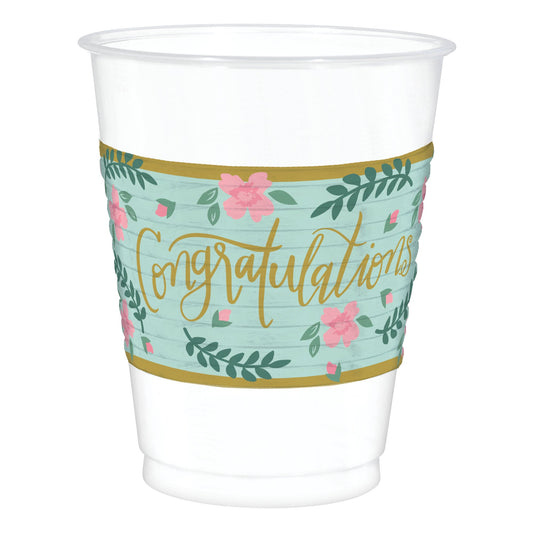 Mint To Be Plastic Cups 25ct