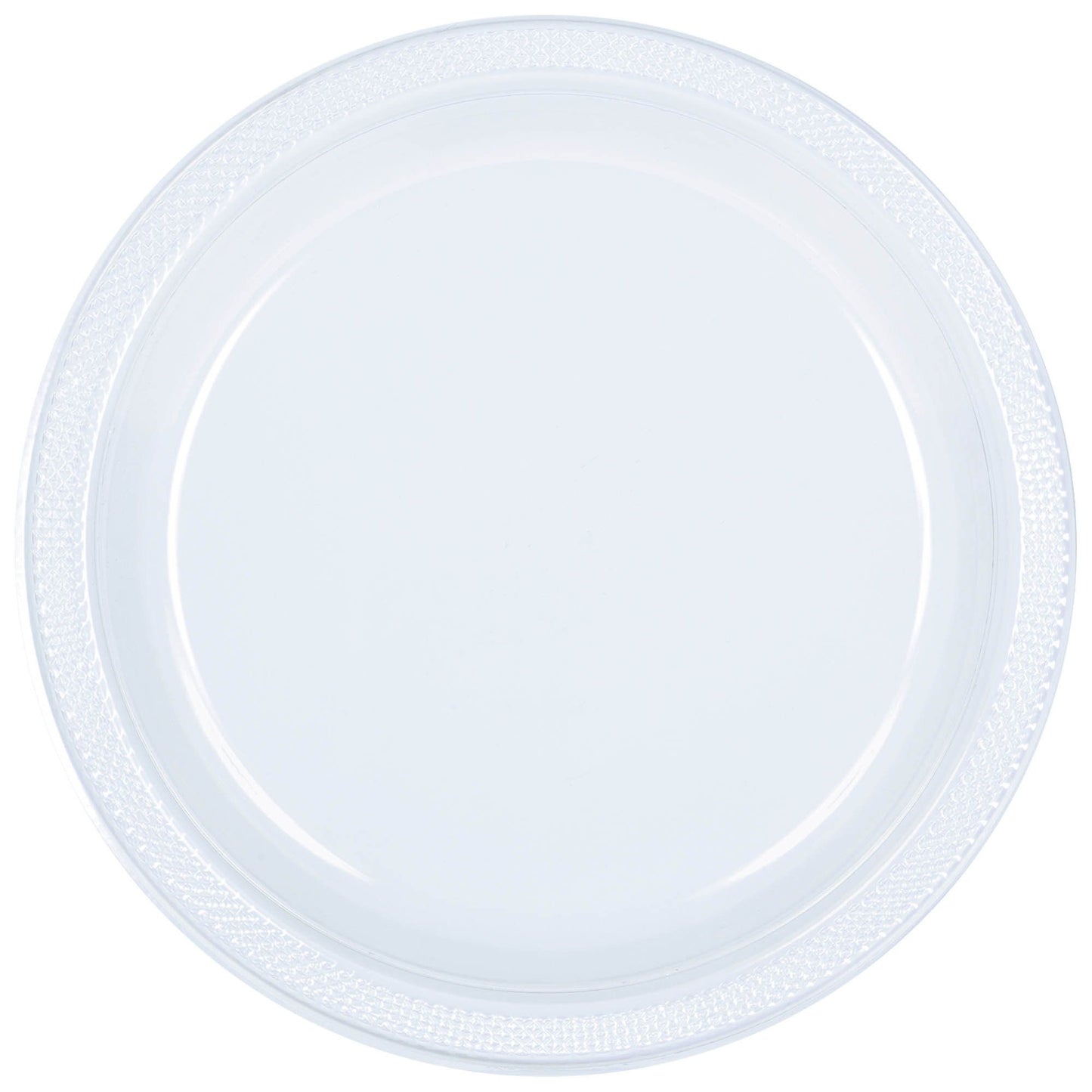 Clear 9in Plastic Plates 20ct