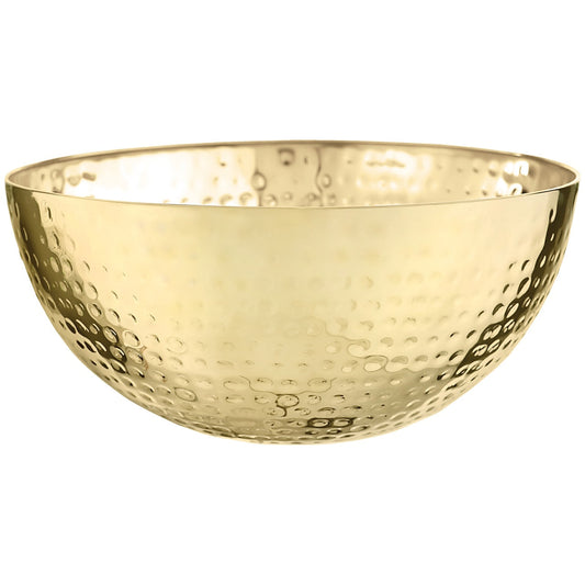 Gold Hammered Stainless Steel Bowl 160oz