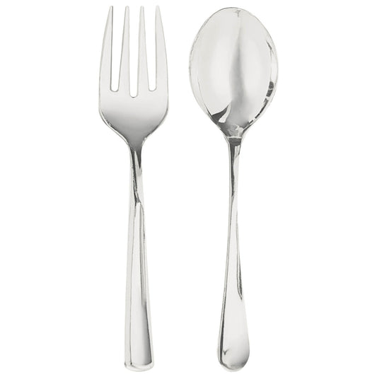 Silver Serving Spoon & Fork Asst.