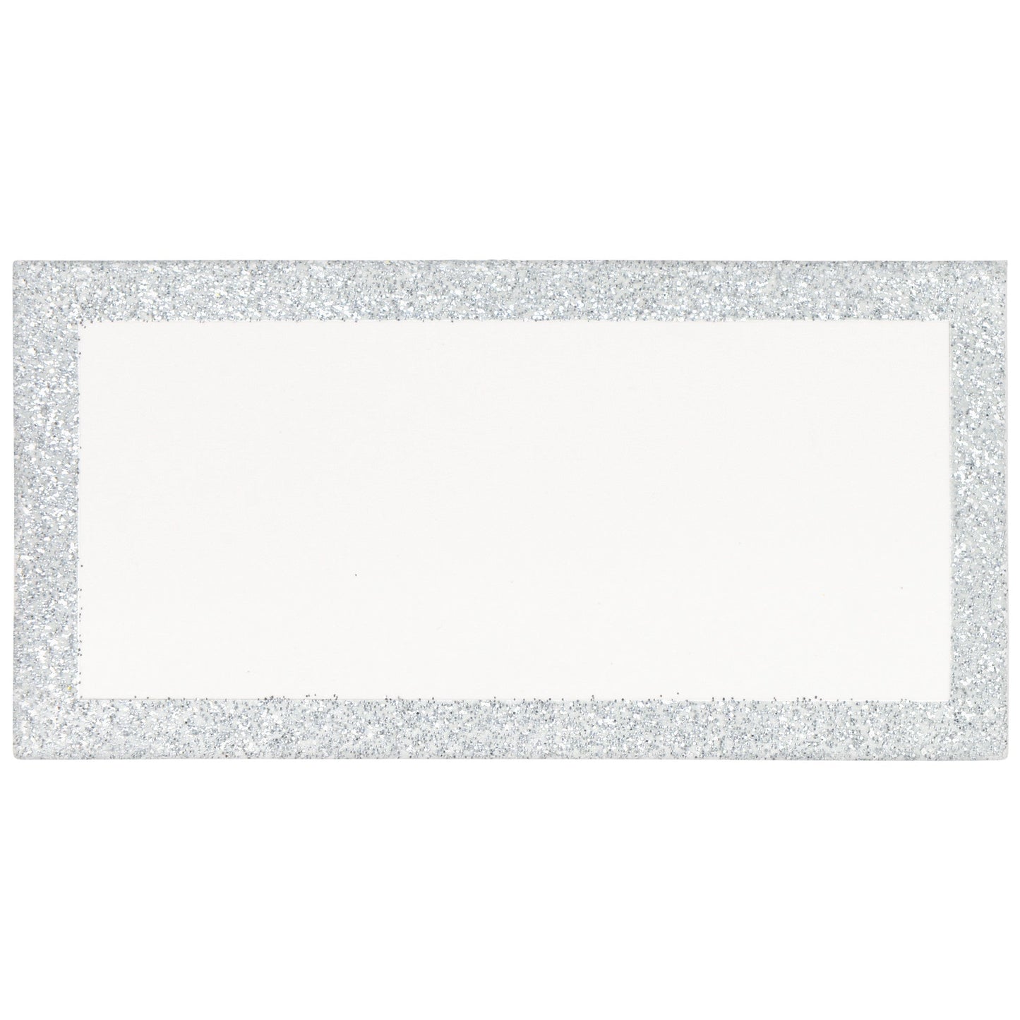 Place Cards - Silver Glitter 50ct