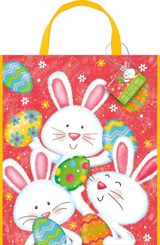 Happy Easter Bunny Tote Bag 13in x 11in