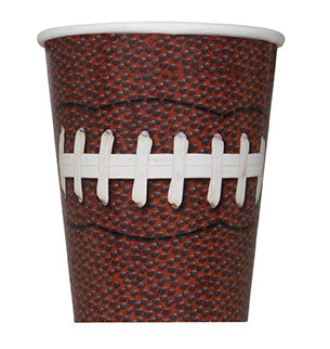 Football Party 9oz Paper Cups 8ct