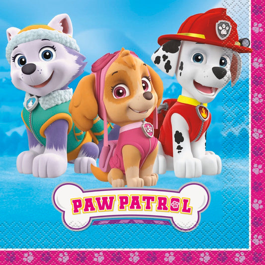 Paw Patrol Girl Lunch Napkins 16ct