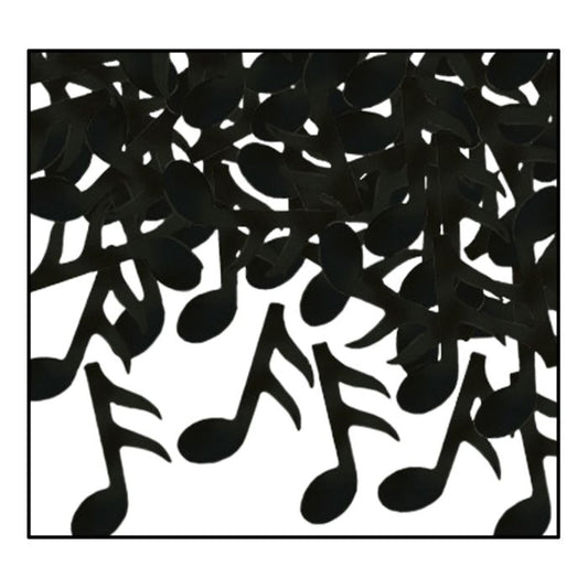 Fanci-Fetti Musical Notes - Black