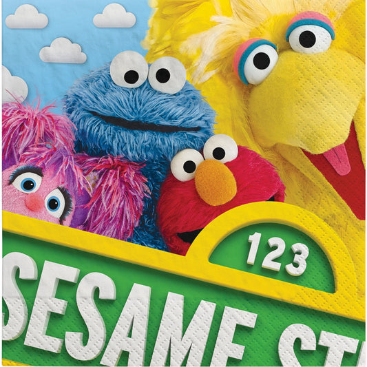 Sesame Street Lunch Napkins 16ct