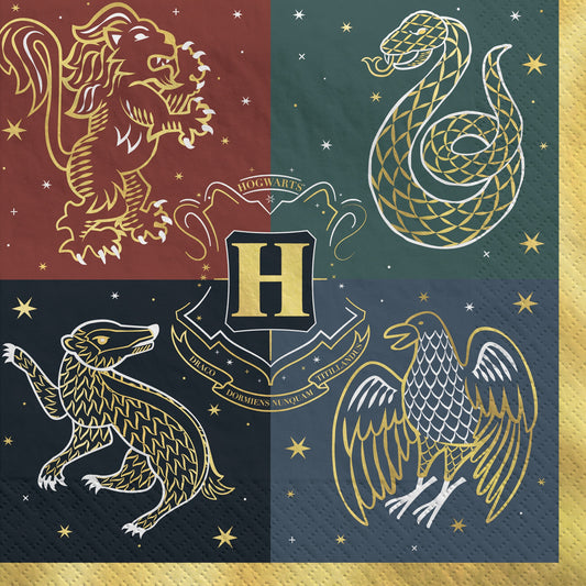 Harry Potter Hogwarts United Luncheon Napkins 16ct