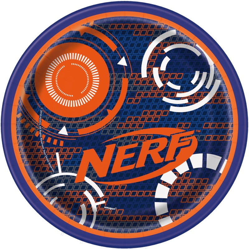 Nerf 7" Plates 8ct