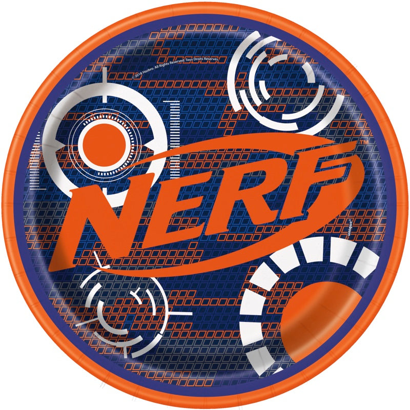 Nerf 9" Plates 8ct