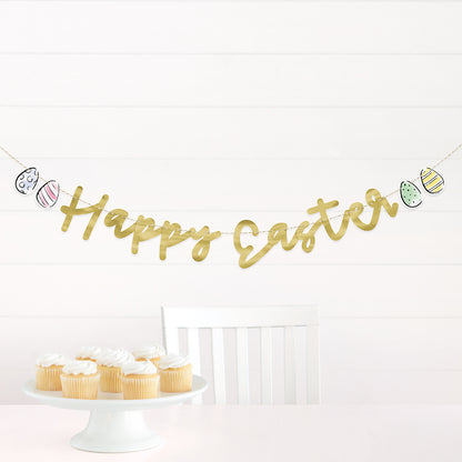 Dainty Easter Diecut Foil Banner 5ft