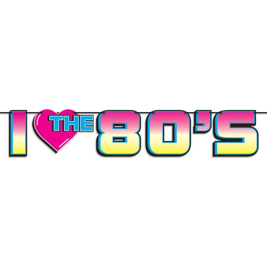 80's I Love The 80's Streamer