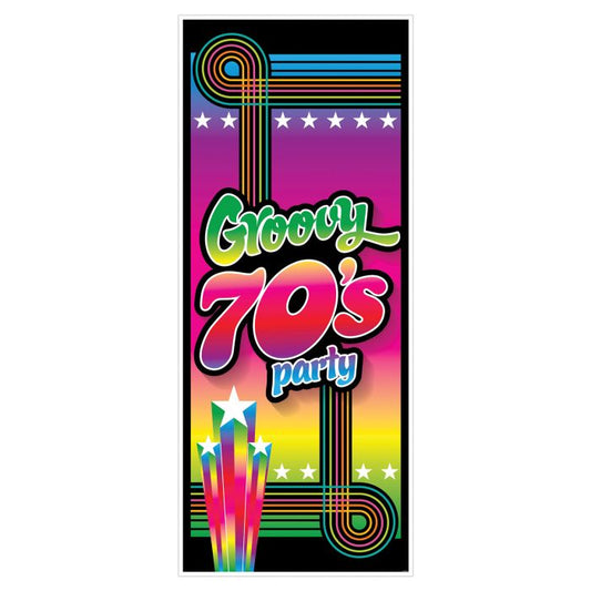 70's Groovy Party Door Cover