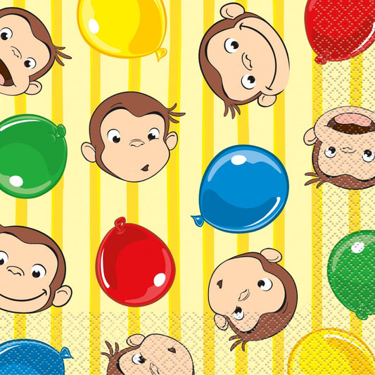 Curious George Lunch Napkins 16ct