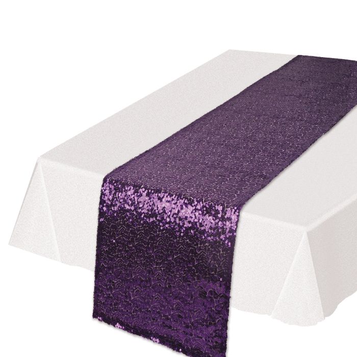 Sequined Table Runner 11.25in x 6.25ft