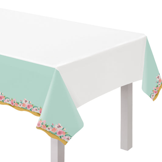 Mint To Be Plastic Table Cover