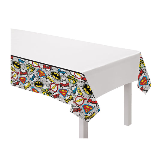 Justice League Heroes Unite Plastic Table Cover