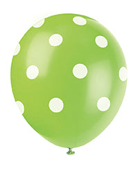 Polka Dots 12in Latex Balloons 6ct