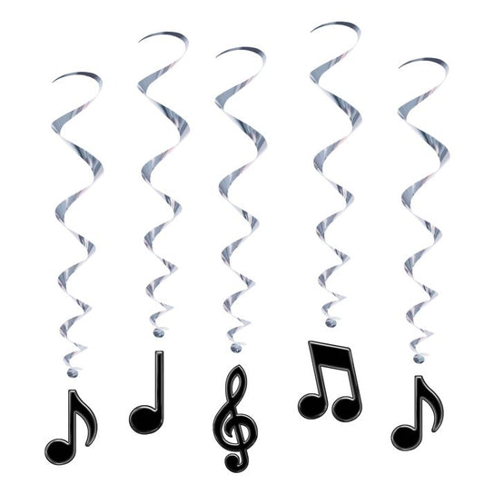 Musical Notes Whirls