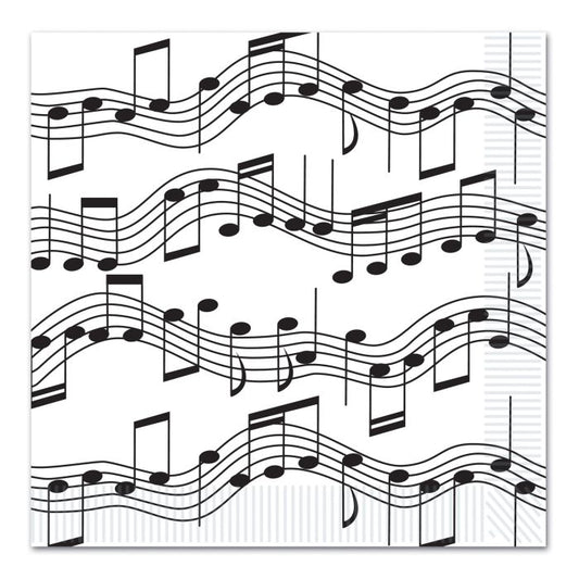 Musical Notes Lunch Napkins 16ct