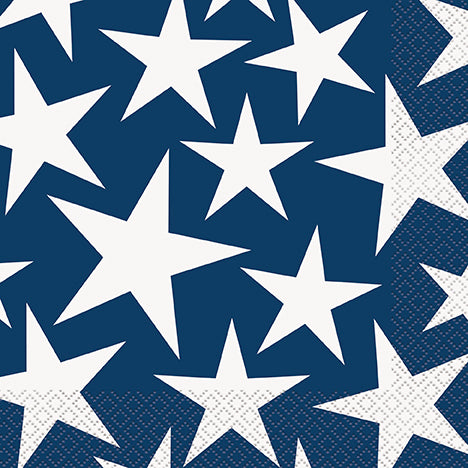 Stars and Stripes Lunch Napkins 16ct