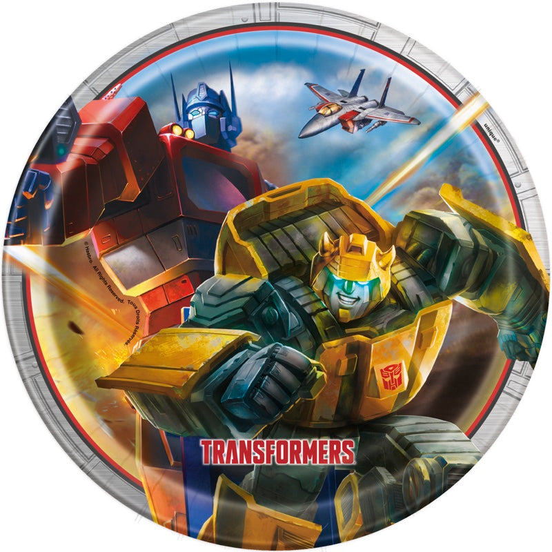 Transformers 9in Plates 8ct