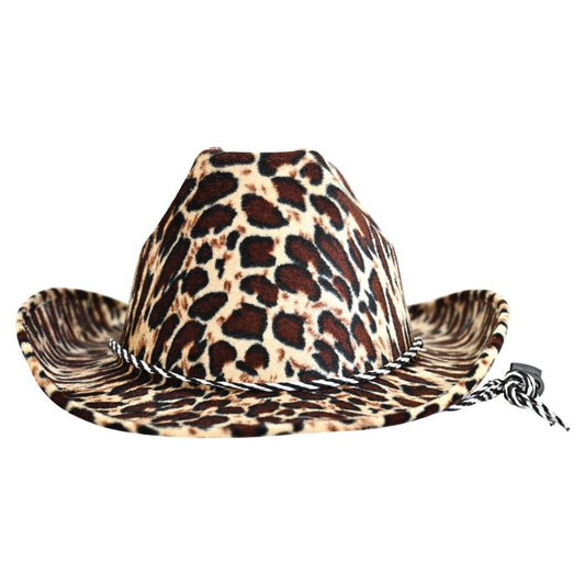 Leopard Print Cowboy Hat