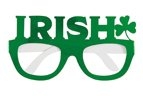 St. Patrick's Day Foil Novelty Glasses 4ct