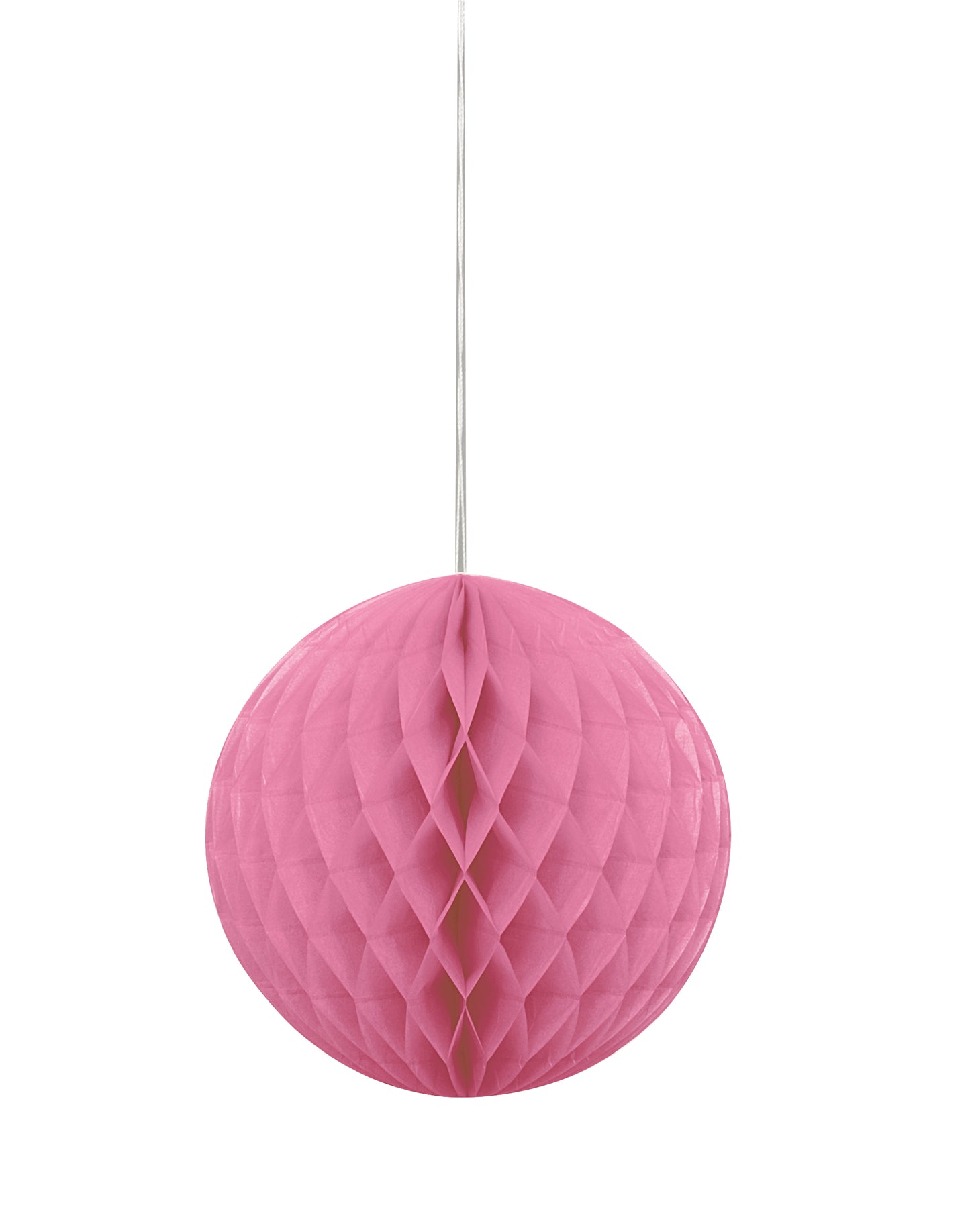 Light Pink Solid 8in Honeycomb Ball